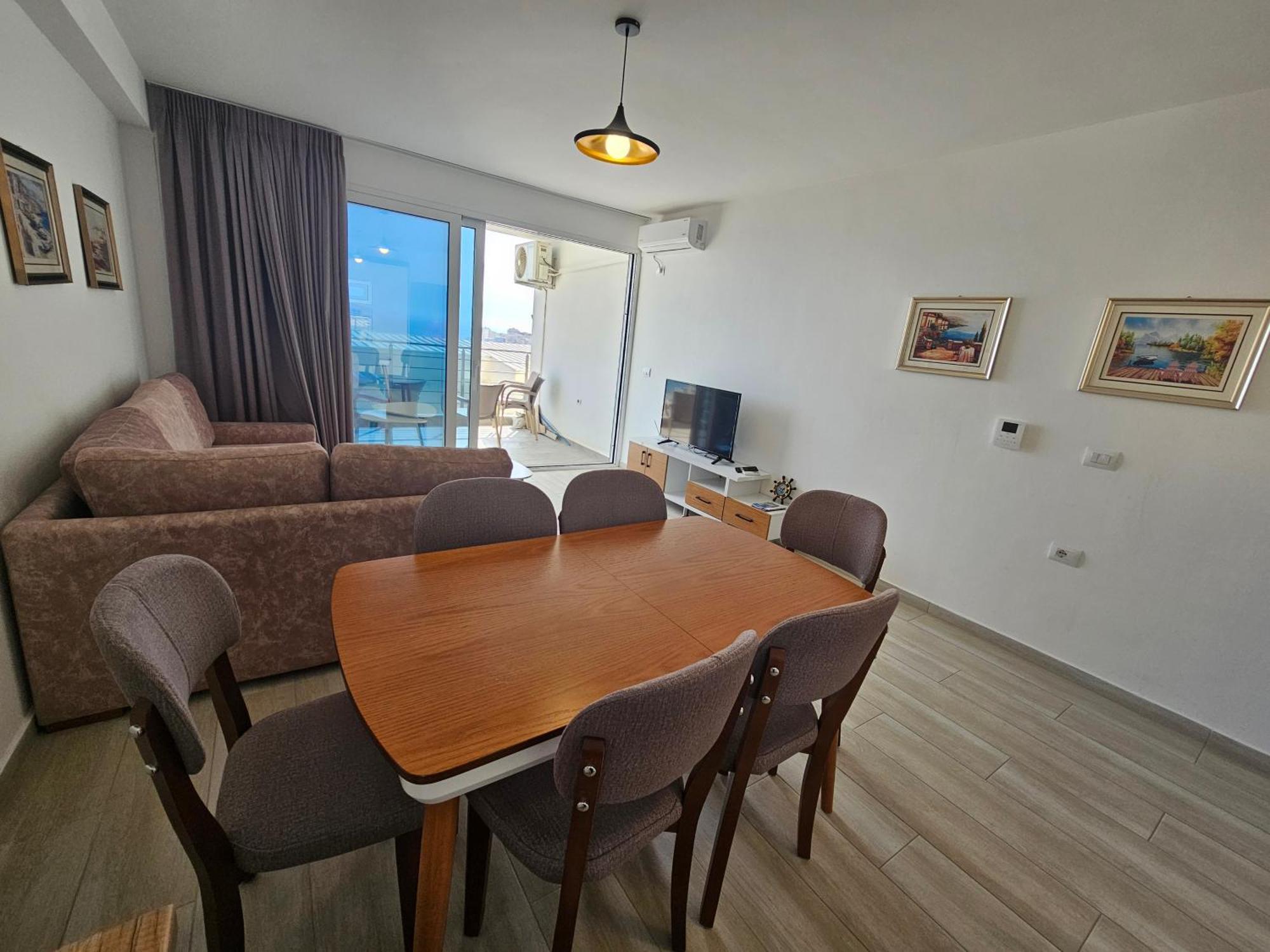 Panoramic Sea View Apartment Sarande Bagian luar foto