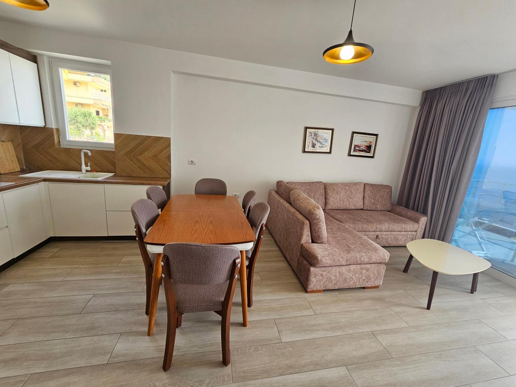 Panoramic Sea View Apartment Sarande Bagian luar foto